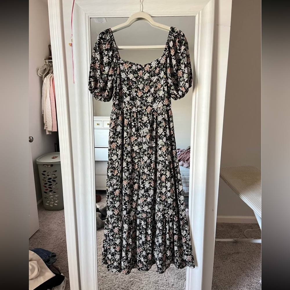 Mikarose Floral maxi Dress size XS